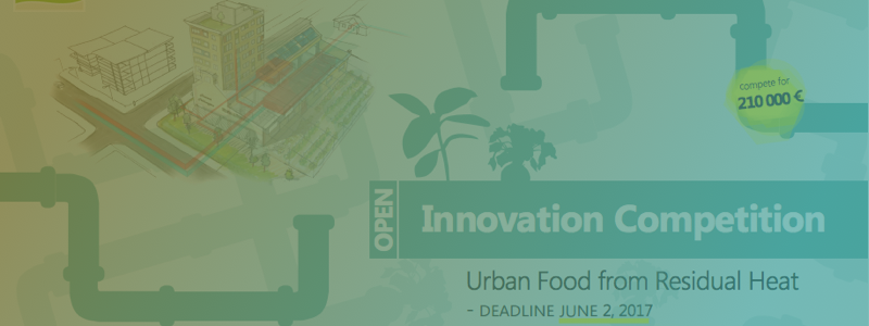 Climate-KIC supports 210,000 € open innovation competition to allow food production from wasted heat energy